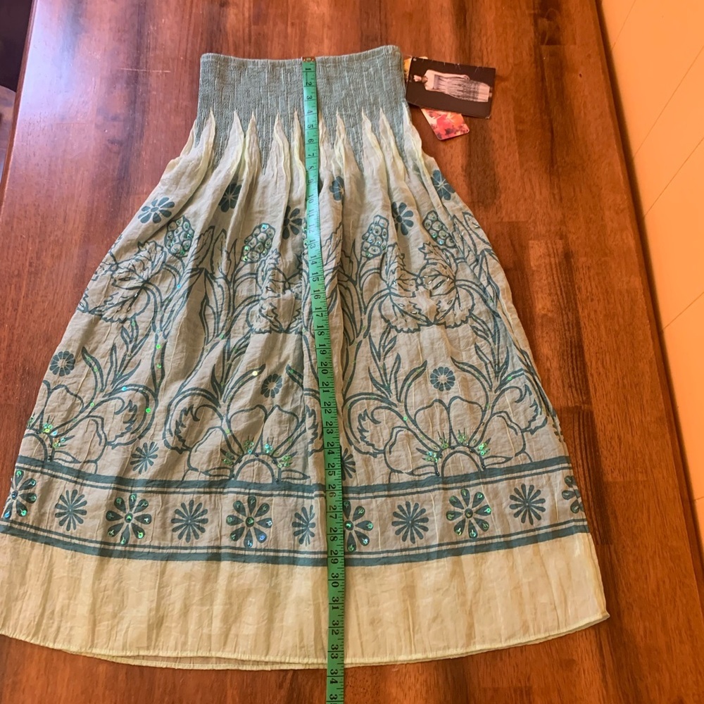 Anthropology Lapis NWT convertible bandeau tube dress maxi dress one siz… - Picture 8 of 12